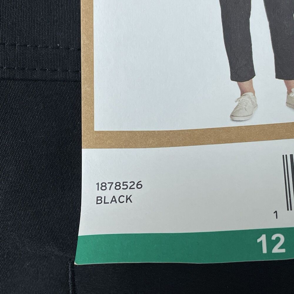 Eddie Bauer Women's Size 12 Horizon Straight Ankle Pant Black H1153 - Picture 9 of 11